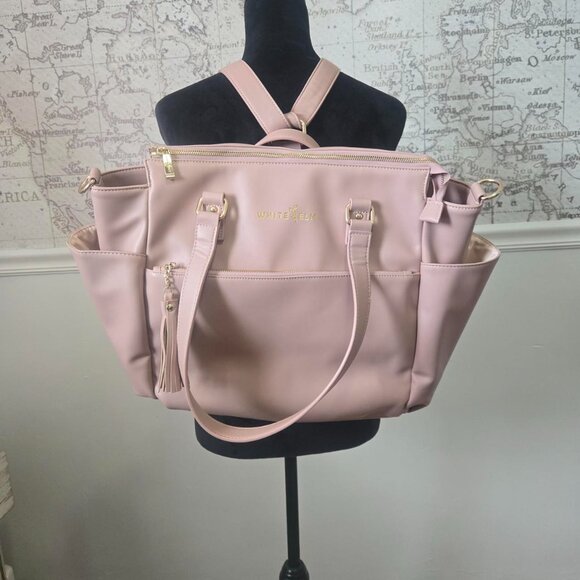 While Elm Gemini Convertible Backpack in Dusty Rose - Picture 7 of 8